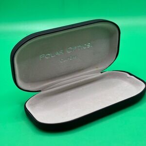 Polar Optics Clip-on Sunglasses Case Black‎ Hard Shell Eyewear Glasses Protector